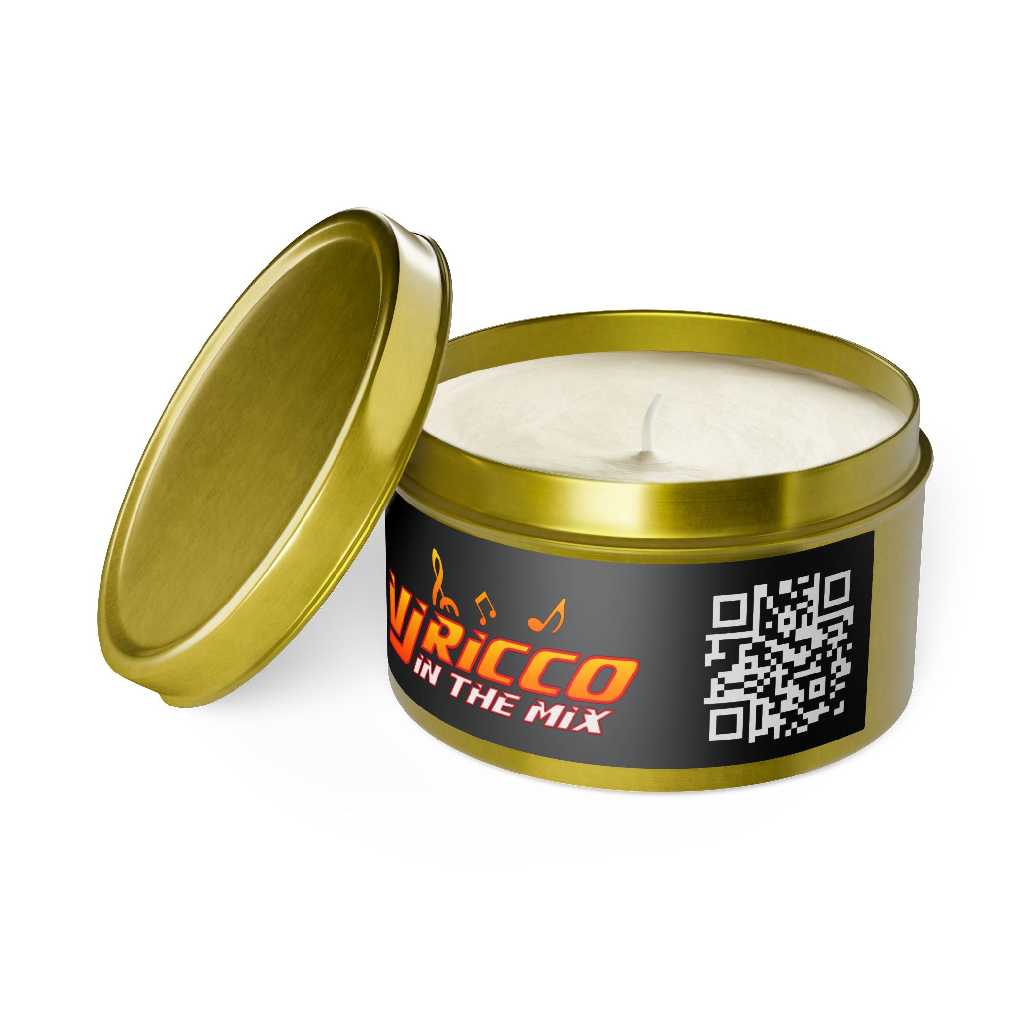 "VJ Ricco" -Themed Tin Candle - Perfect for Relaxation and Gifting